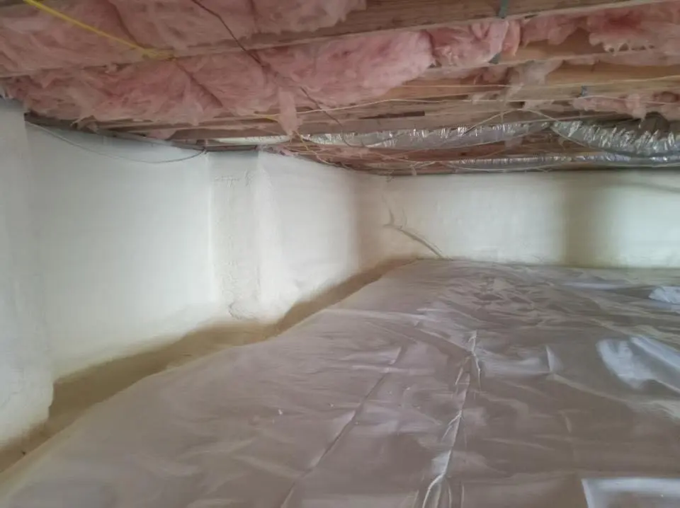 Crawl space encapsulation with closed-cell spray foam for Metal Roof Coating in Chillicothe